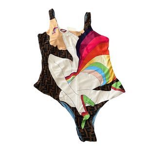 Designer Inspired One Piece Bathing Suit